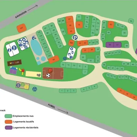 Campsite 4 Etoiles - Parc Aquatique - Eee0ic Salles (Lot-et-Garonne)